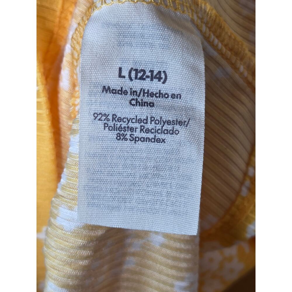 NWT No Boundaries Babydoll Mini Dress Sunray Yellow Size L 12-14 Women's Juniors - Picture 4 of 9